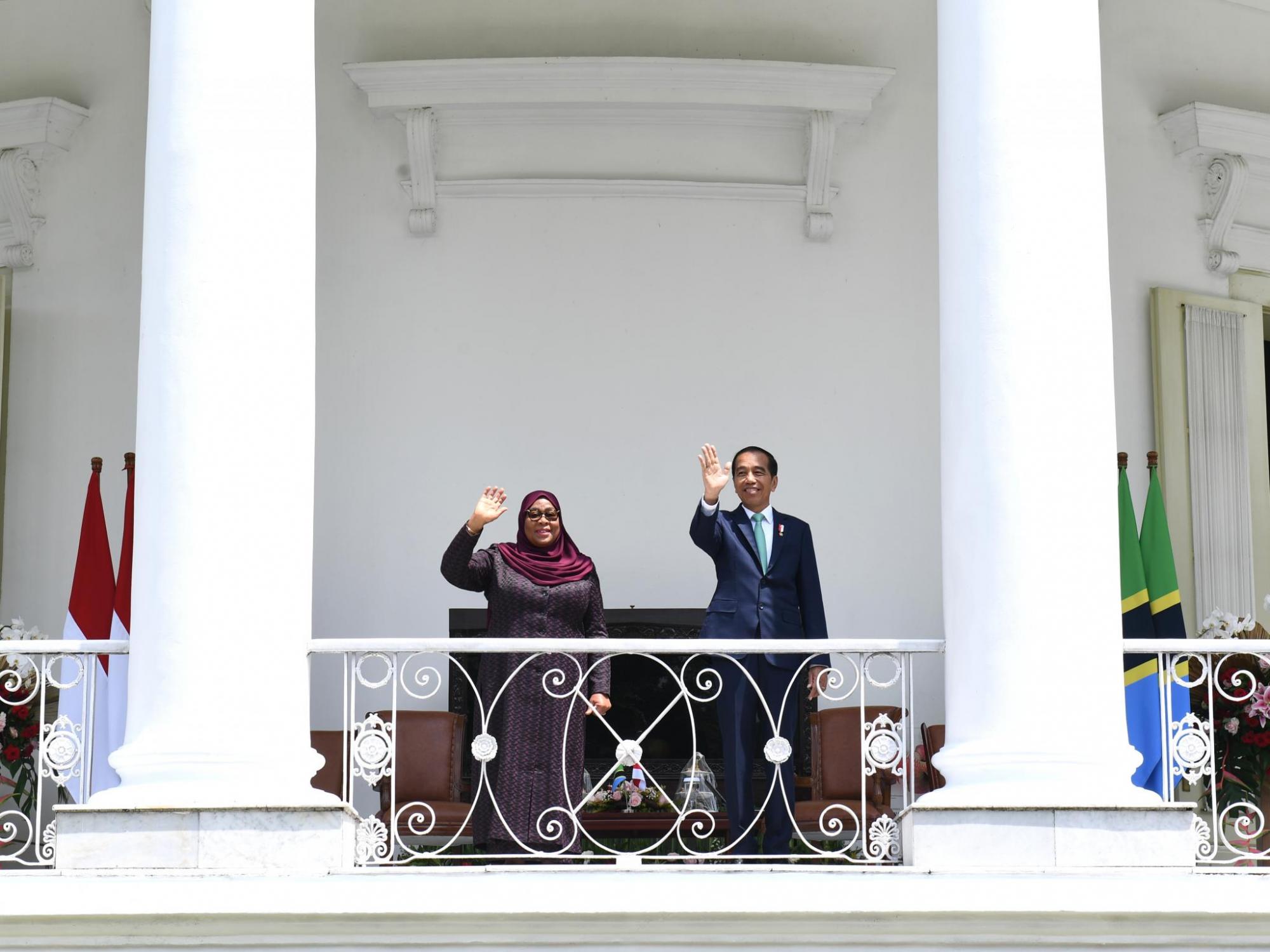 Strengthening Ties: President Joko Widodo Welcomes Tanzanian President at Bogor Presidential Palace