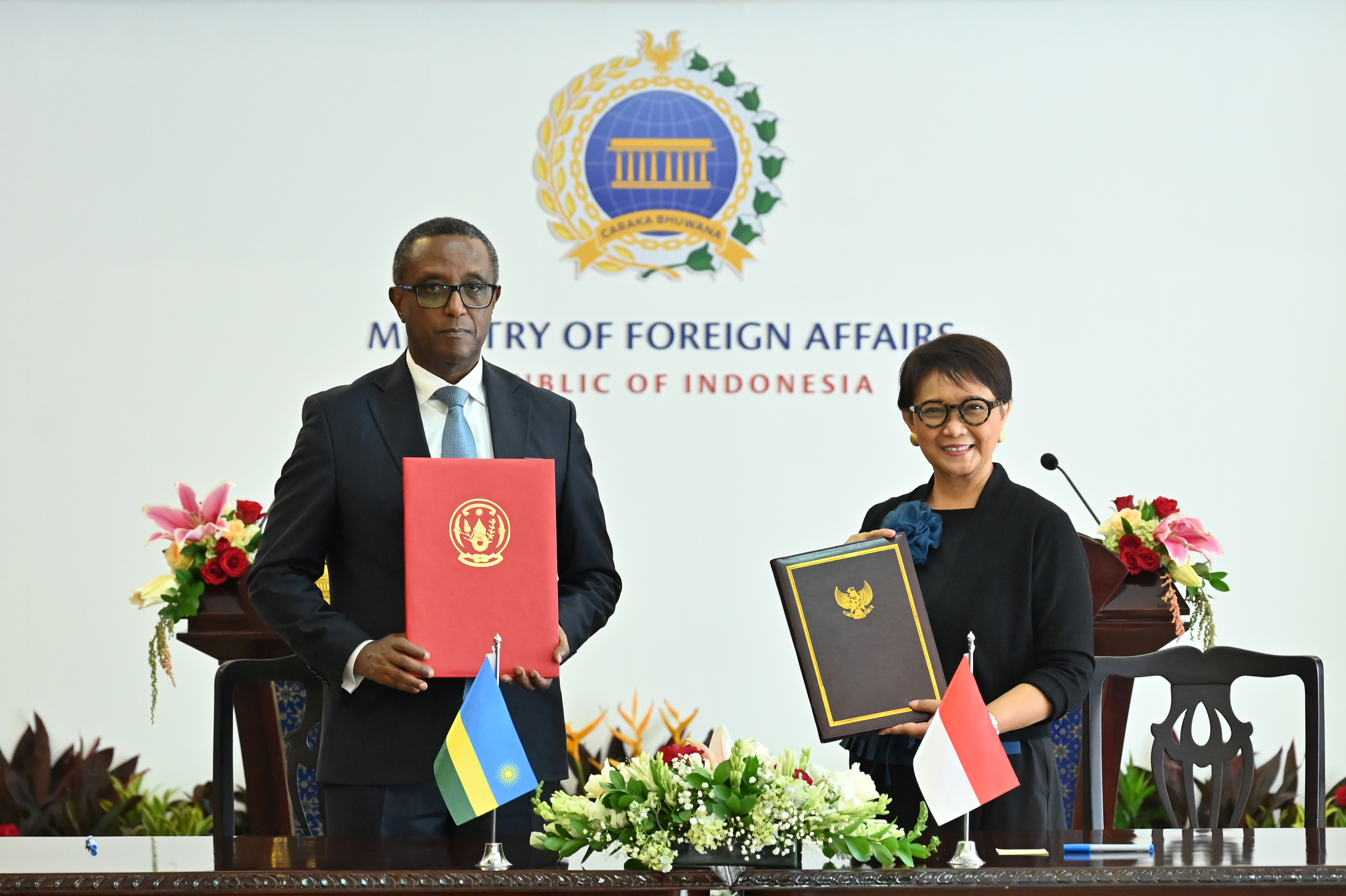 Enhancing Bilateral Ties: Indonesian Foreign Minister Retno Marsudi Hosts Rwandan Foreign Minister Vincent Biruta in Jakarta